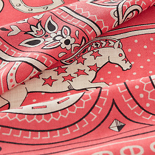 HERMES ショール Cheval de Coeur Bandana shawl 140 直営店包装 cheval-de-coeur-bandana-shawl-